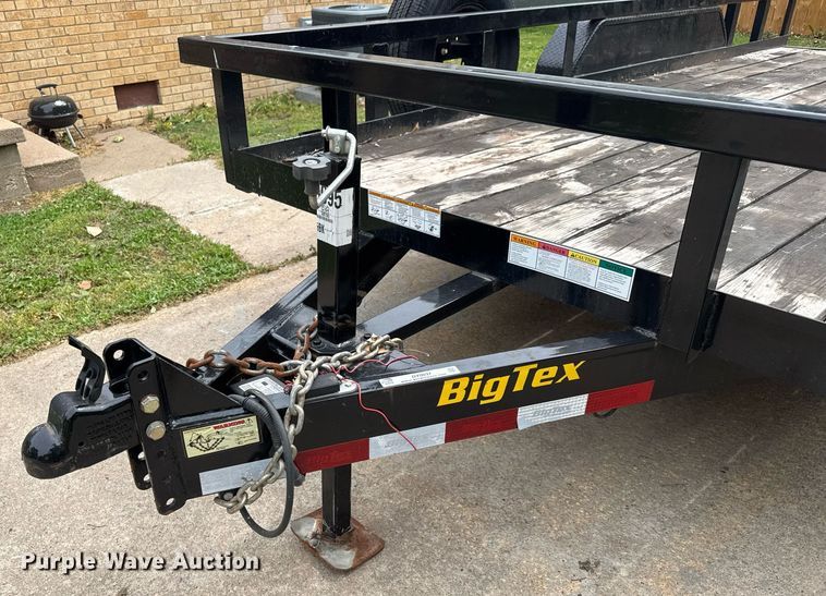 image for item DY0037 2020 Big Tex 14PI-16BK utility trailer