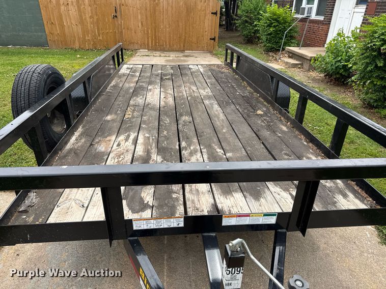 image for item DY0037 2020 Big Tex 14PI-16BK utility trailer