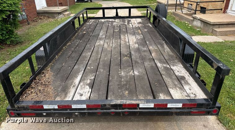 image for item DY0037 2020 Big Tex 14PI-16BK utility trailer