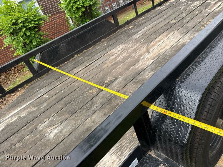 image for item DY0037 2020 Big Tex 14PI-16BK utility trailer