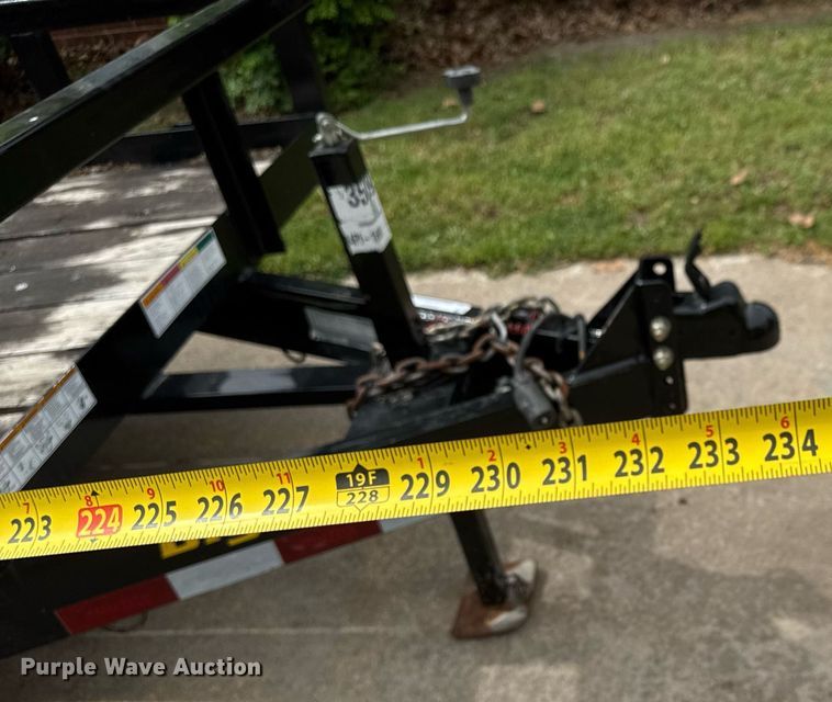 image for item DY0037 2020 Big Tex 14PI-16BK utility trailer