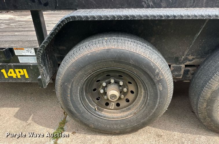 image for item DY0037 2020 Big Tex 14PI-16BK utility trailer