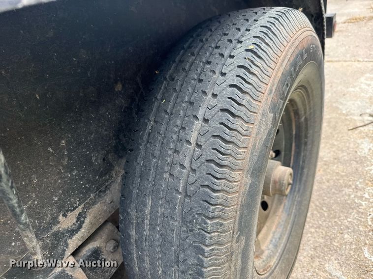 image for item DY0037 2020 Big Tex 14PI-16BK utility trailer