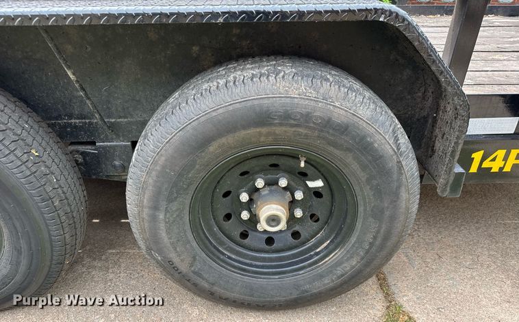 image for item DY0037 2020 Big Tex 14PI-16BK utility trailer