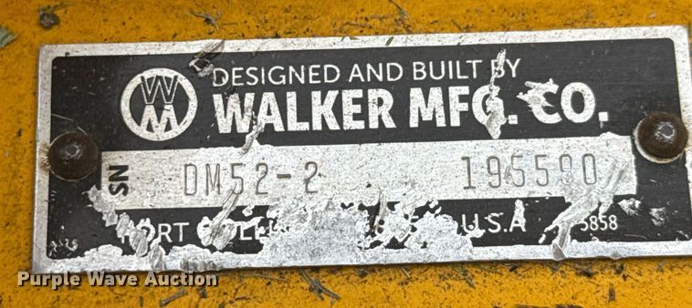 image for item DY0067 2022 Walker MB27I-16 ZTR lawn mower