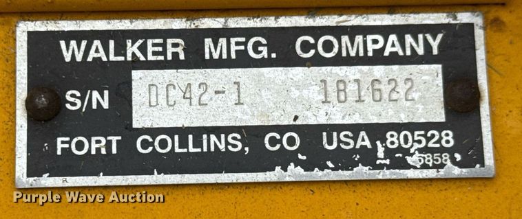 image for item DY0068 2017 Walker MT23-11 ZTR lawn mower