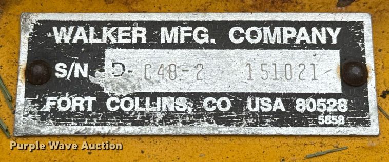 image for item DY0069 2006 Walker MTGHS ZTR lawn mower