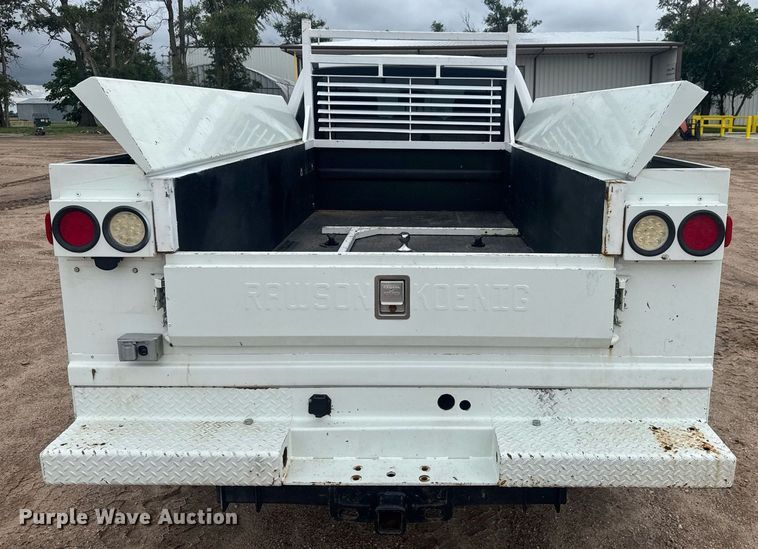 image for item DY0074 2017 Ford F250 Super Duty XL Crew Cab utility bed pickup truck