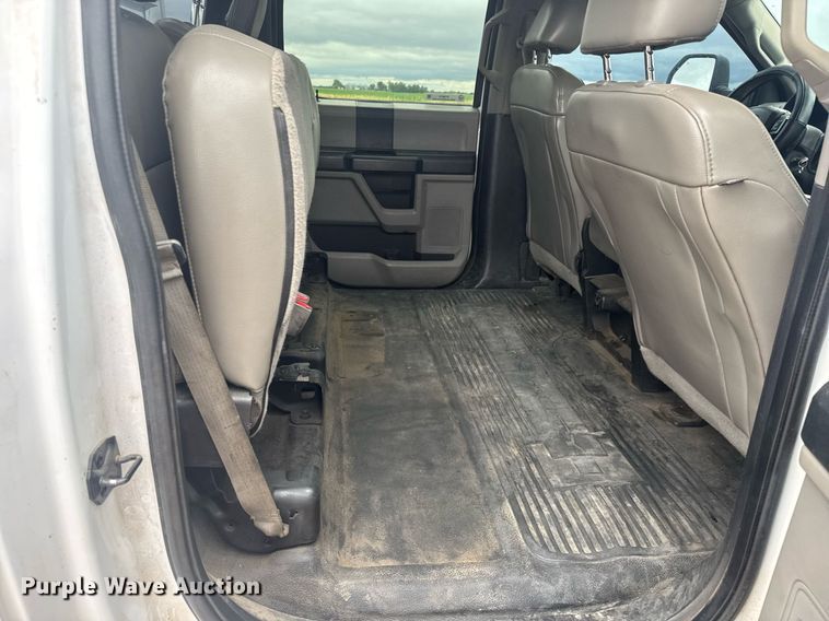 image for item DY0074 2017 Ford F250 Super Duty XL Crew Cab utility bed pickup truck