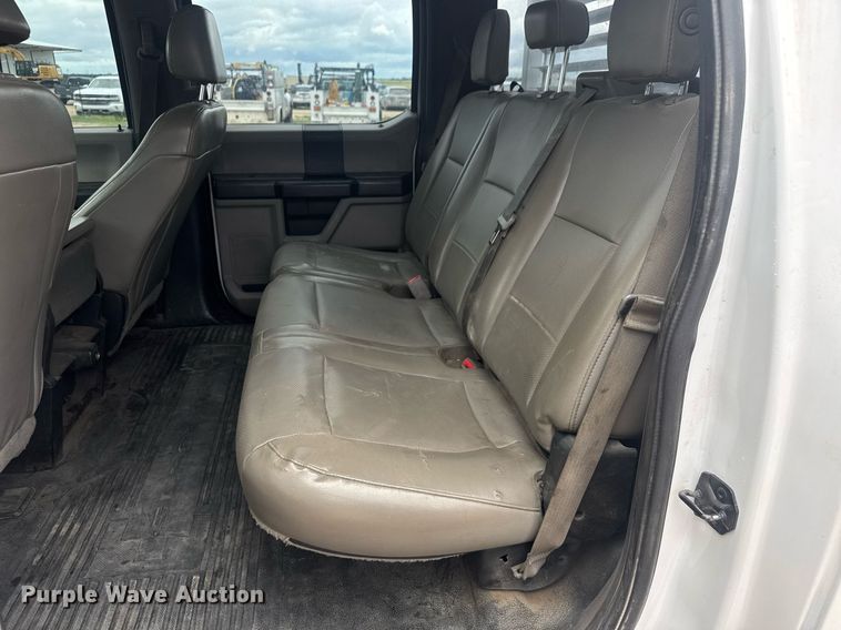 image for item DY0074 2017 Ford F250 Super Duty XL Crew Cab utility bed pickup truck