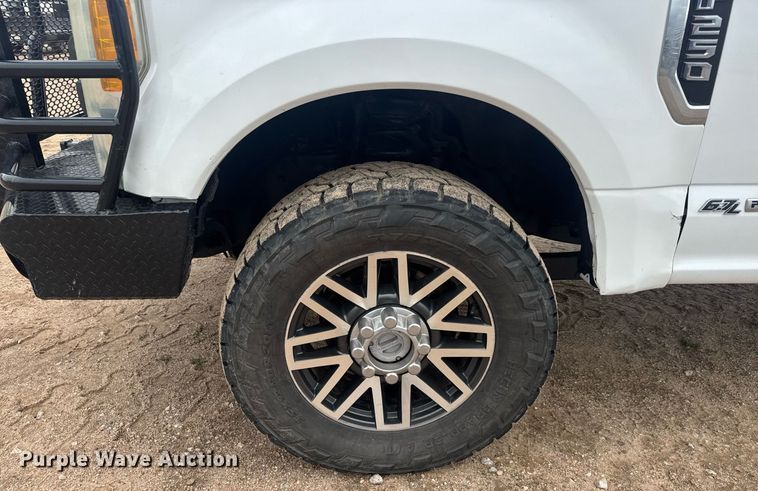 image for item DY0074 2017 Ford F250 Super Duty XL Crew Cab utility bed pickup truck