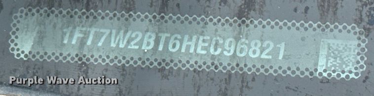 image for item DY0074 2017 Ford F250 Super Duty XL Crew Cab utility bed pickup truck