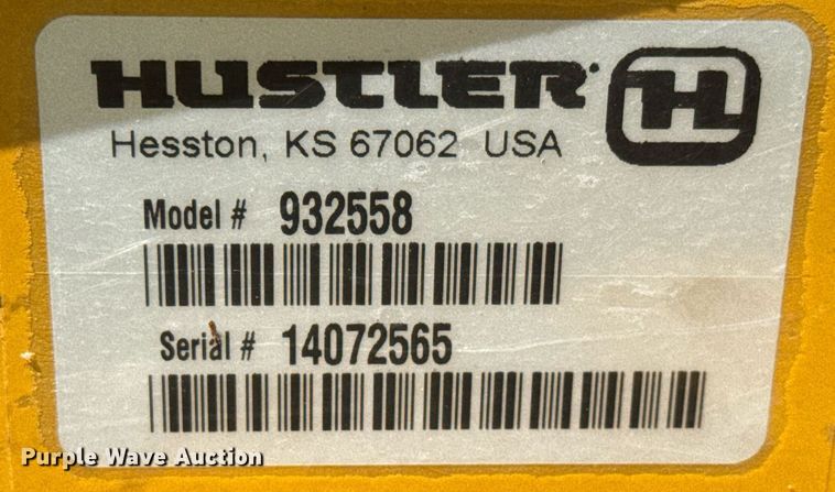 image for item DY0148 2014 Hustler Raptor SD ZTR lawn mower