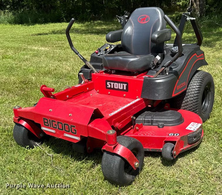 image for item DY0149 2016 Big Dog Stout ZTR lawn mower