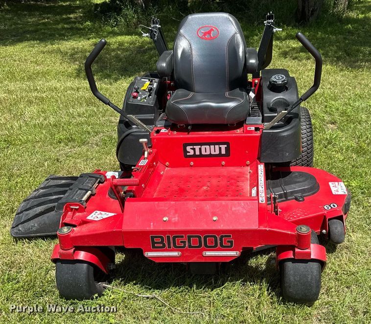 image for item DY0149 2016 Big Dog Stout ZTR lawn mower