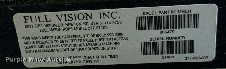 image for item DY0149 2016 Big Dog Stout ZTR lawn mower