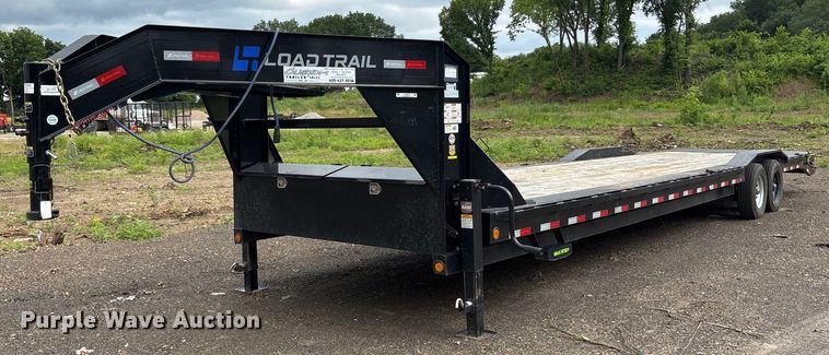 image for item DY0519 2024 Load Trail TRA/REM Gooseneck Carhauler equipment trailer