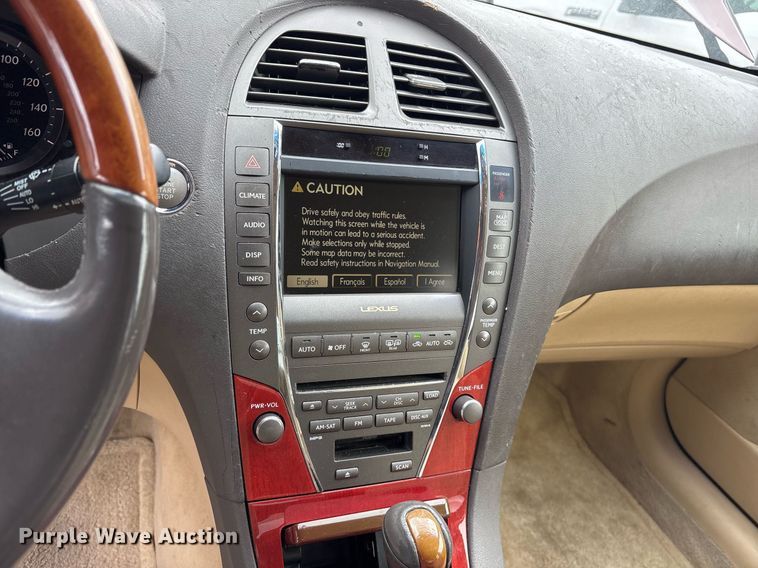 image for item DY0527 2007 Lexus ES 350 