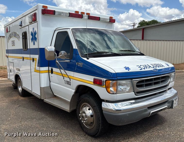 image for item DY2492 1997 Ford E350 ambulance