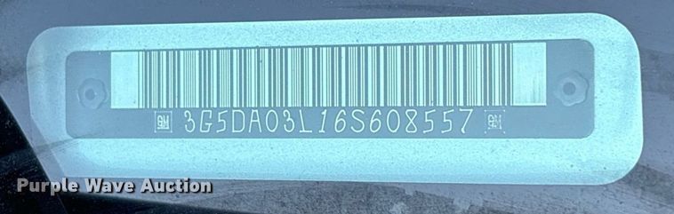 image for item DY2498 2006 Buick Rendezvous SUV