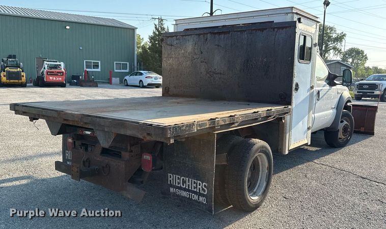 image for item DZ4092 2005 Ford F450 Super Duty XL dump flatbed truck