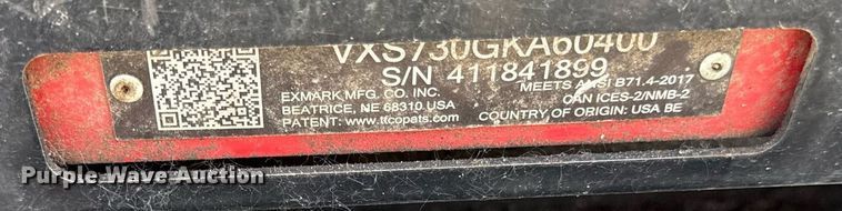 image for item DZ4103 (2) Exmark ZTR lawn mowers