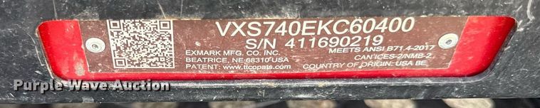 image for item DZ4103 (2) Exmark ZTR lawn mowers