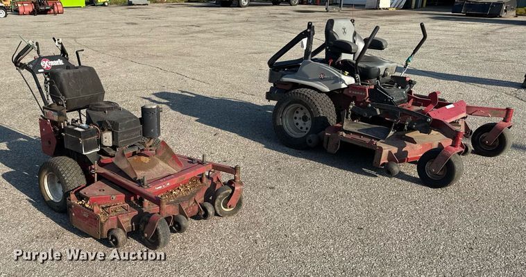 image for item DZ4118 (2) Exmark ZTR lawn mowers