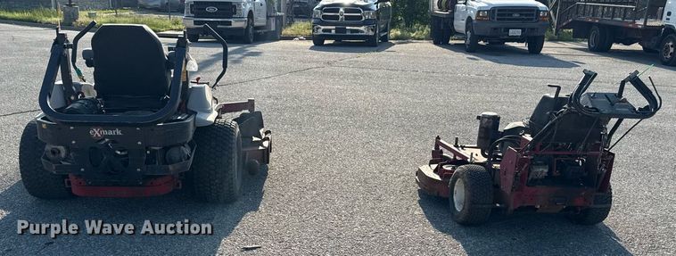 image for item DZ4118 (2) Exmark ZTR lawn mowers