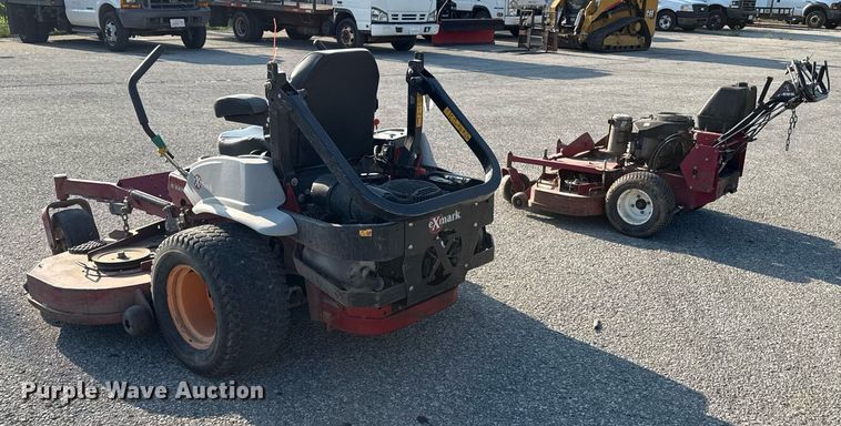 image for item DZ4118 (2) Exmark ZTR lawn mowers