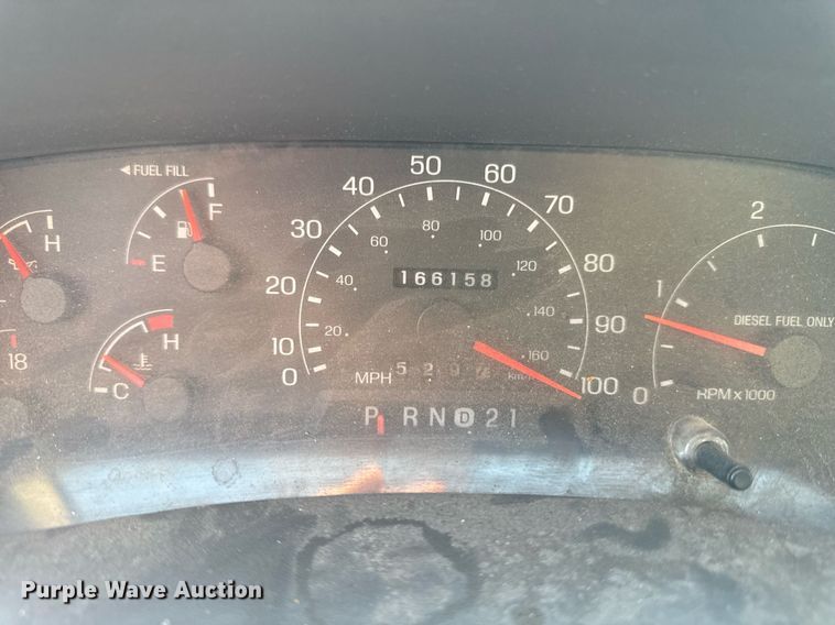 image for item DZ4122 2000 Ford F550 Super Duty flatbed truck