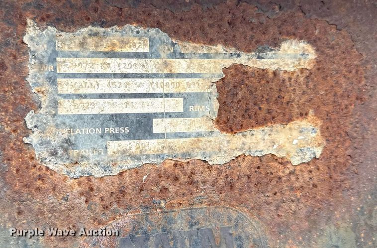 image for item DZ4141 2003 Neal Manufacturing flatbed trailer