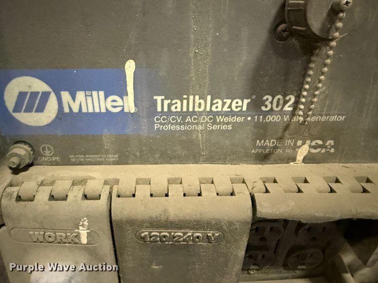 image for item DZ4144 Miller trailblazer 302 welder