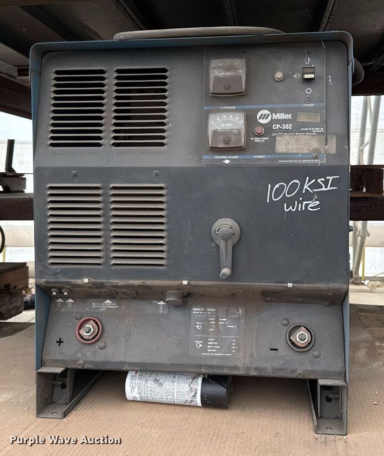 image for item DZ4146 Miller CP-302 Power Source welder