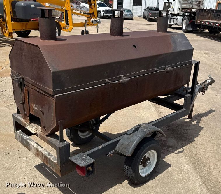 image for item DZ4153 Shop built grill trailer
