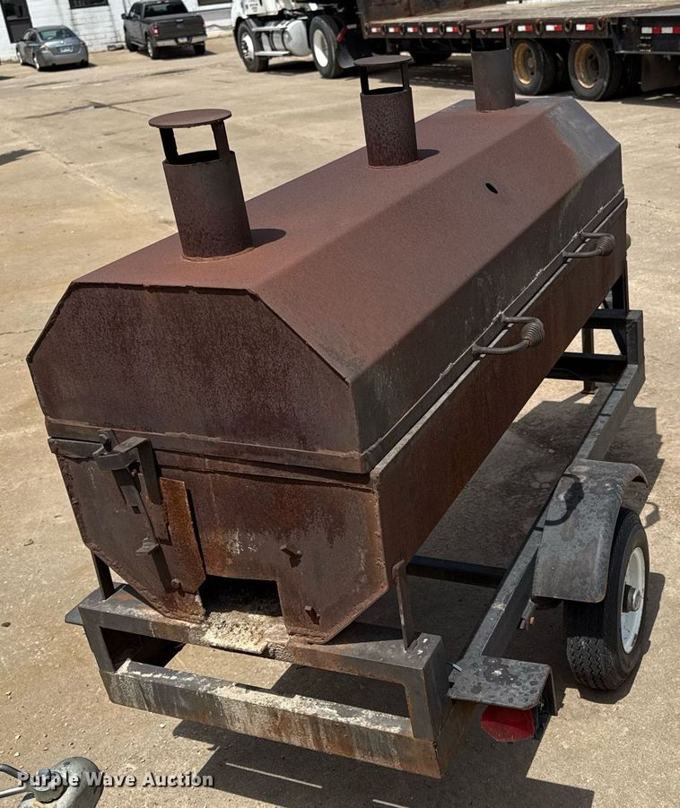 image for item DZ4153 Shop built grill trailer