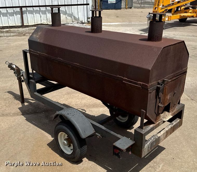 image for item DZ4153 Shop built grill trailer