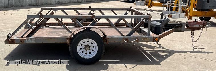 image for item DZ4154 1999 Escalate trailer ET4000 utility trailer