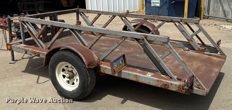 image for item DZ4154 1999 Escalate trailer ET4000 utility trailer