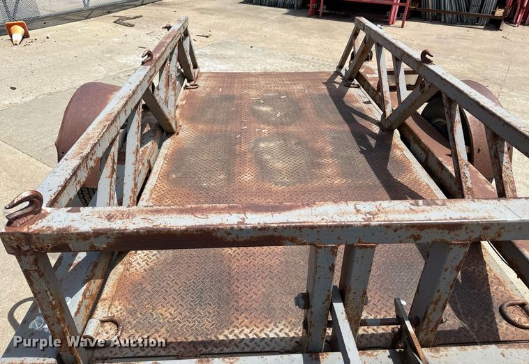 image for item DZ4154 1999 Escalate trailer ET4000 utility trailer