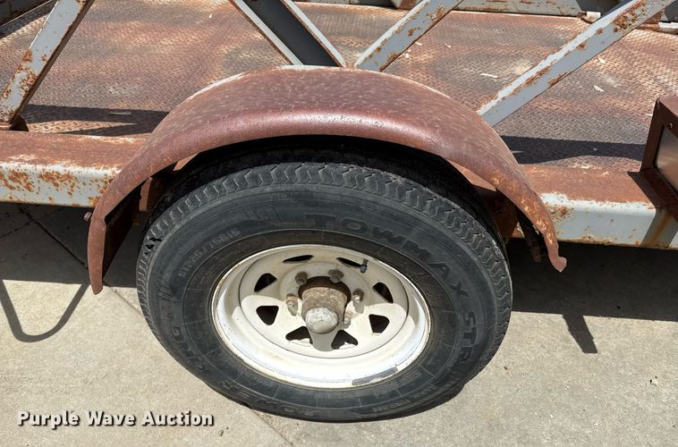 image for item DZ4154 1999 Escalate trailer ET4000 utility trailer