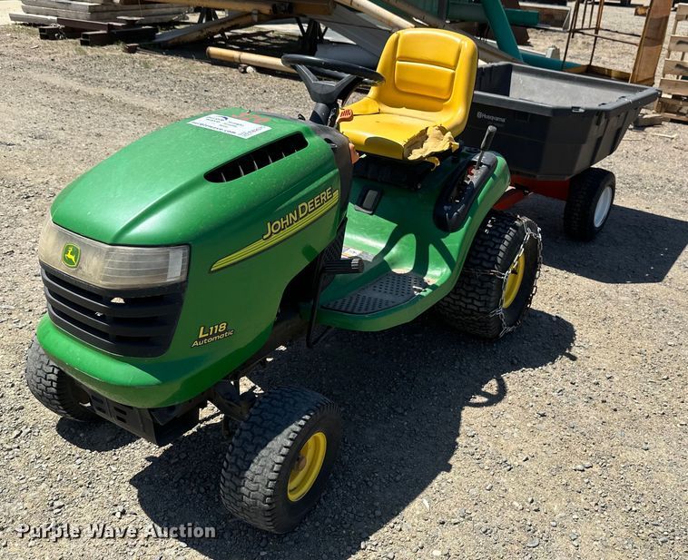 image for item EB2570 John Deere  L118 lawn mower