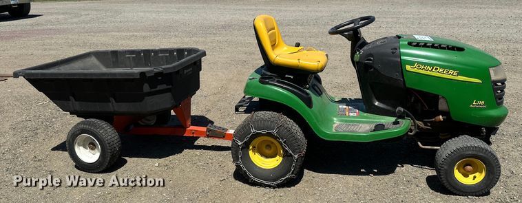 image for item EB2570 John Deere  L118 lawn mower