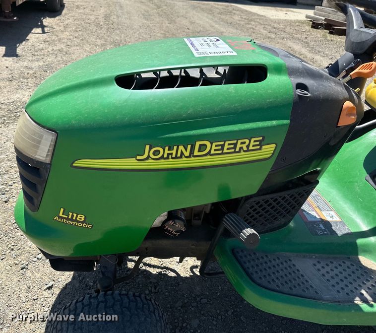 image for item EB2570 John Deere  L118 lawn mower