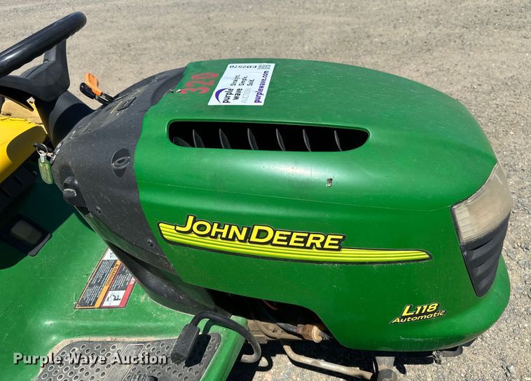 image for item EB2570 John Deere  L118 lawn mower