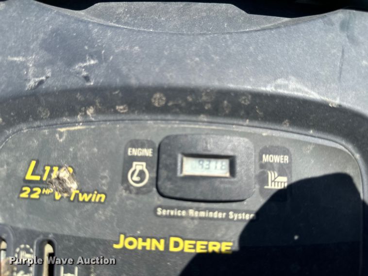 image for item EB2570 John Deere  L118 lawn mower