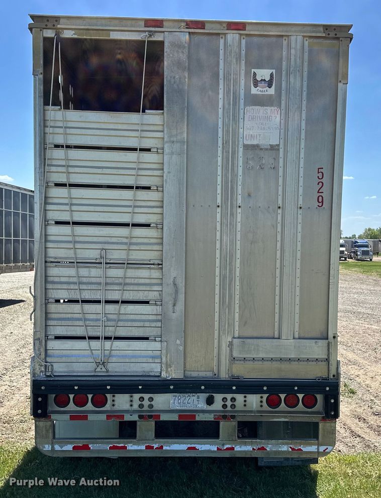 image for item EB2571 2005 Barrett livestock trailer