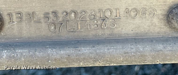 image for item EB2572 2008 Barrett livestock trailer