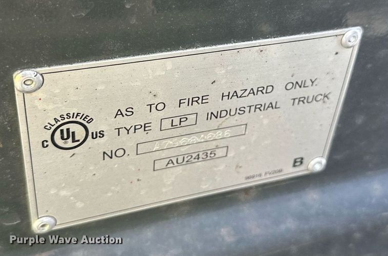 image for item EB2591 2016 UniCarriers PF50 forklift