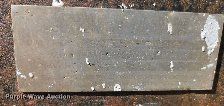 image for item EB8065 2007 Starlite equipment trailer